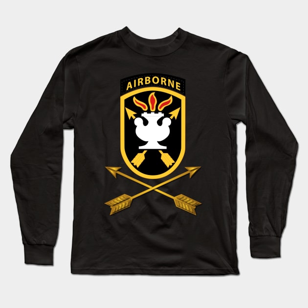 JFK Special Warfare Center - School SSI w Branch wo Txt Long Sleeve T-Shirt by twix123844